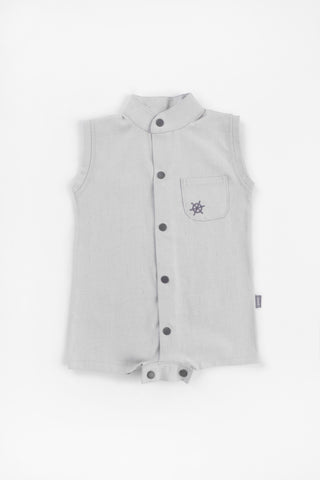 Printed Sleeveless Jumpsuit