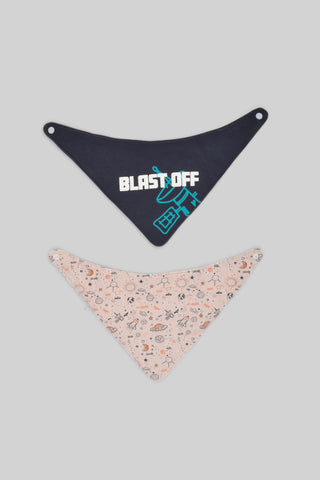 Printed Baby Bib Pack Of 2