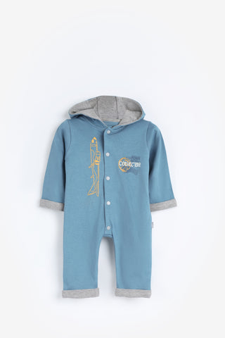 Printed Hooded Jumpsuit 3-2103-25