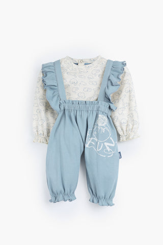 Printed Jumpsuit Set 3-2733-25