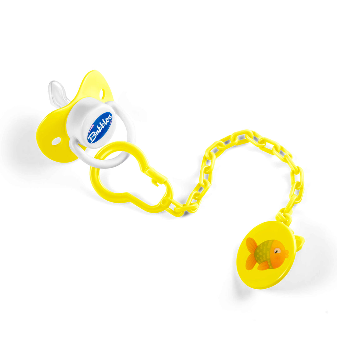 Beveled Soother Pacifier with Chain for 6 Months 843760