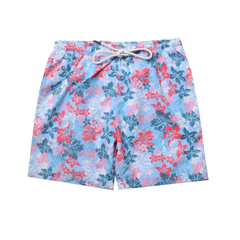 Printed Long Swim Short