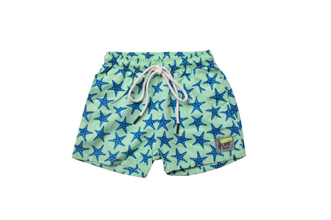 Printed Mini Swim Short