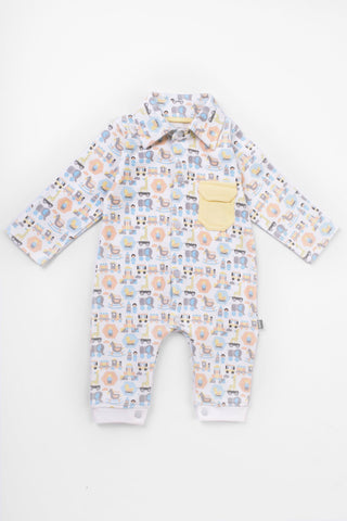 Round Printed Jumpsuit