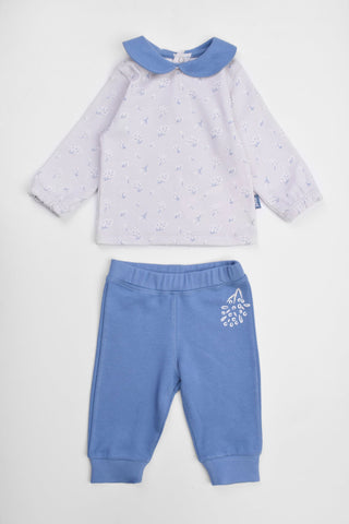 Round Printed Pajama Set