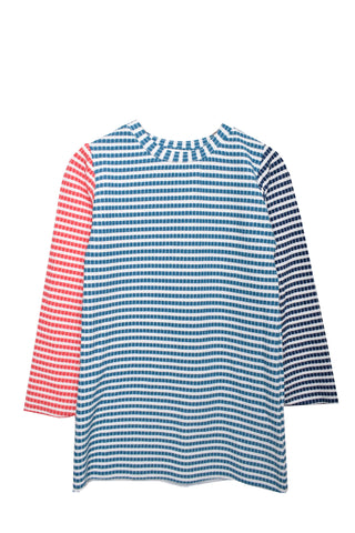 Strip Long Sleeve Dress