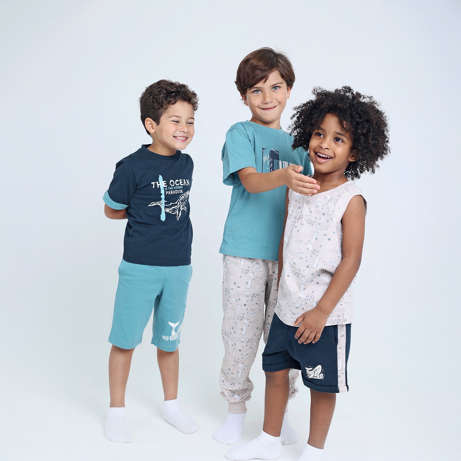 Summer Boy 3-8 Pajamas