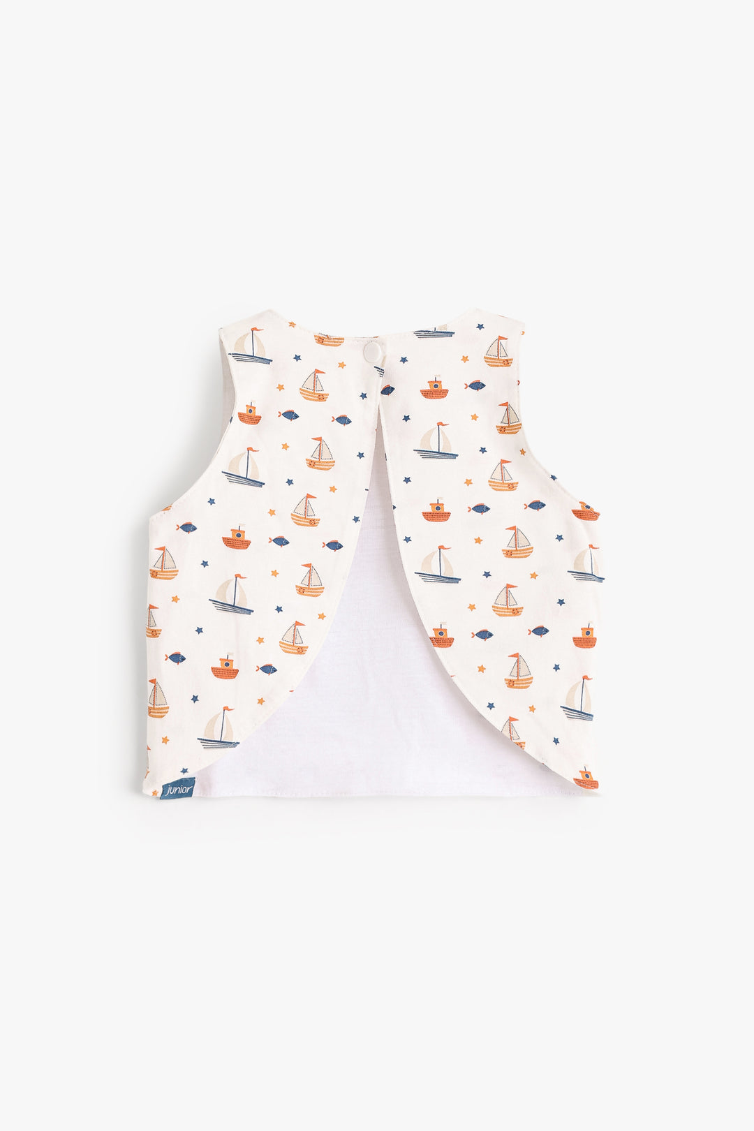Baby Boys Sleeveless Shirt Bib