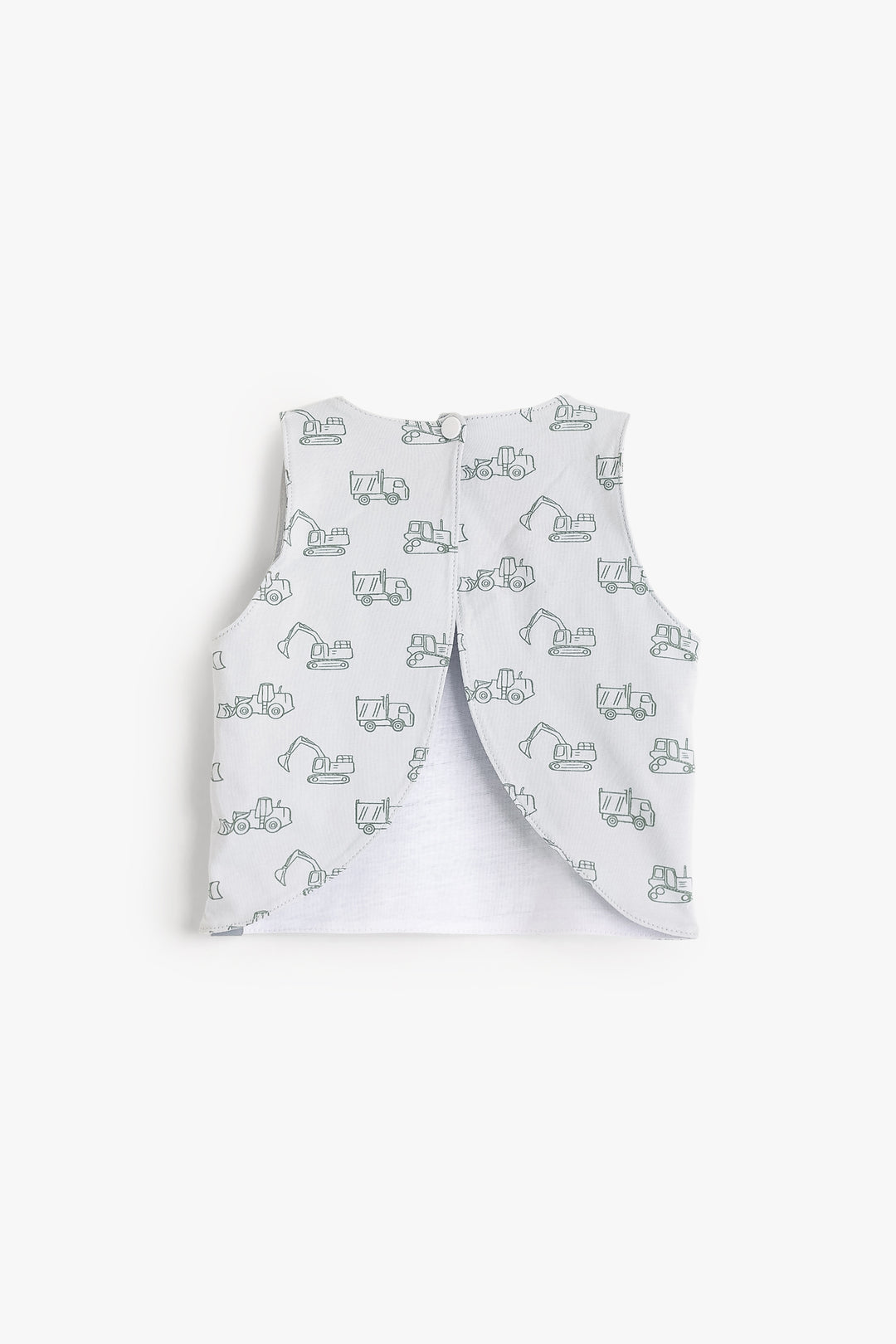 Baby Boys Sleeveless Shirt Bib