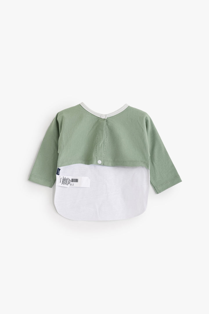 Baby Boys Shirt Bib