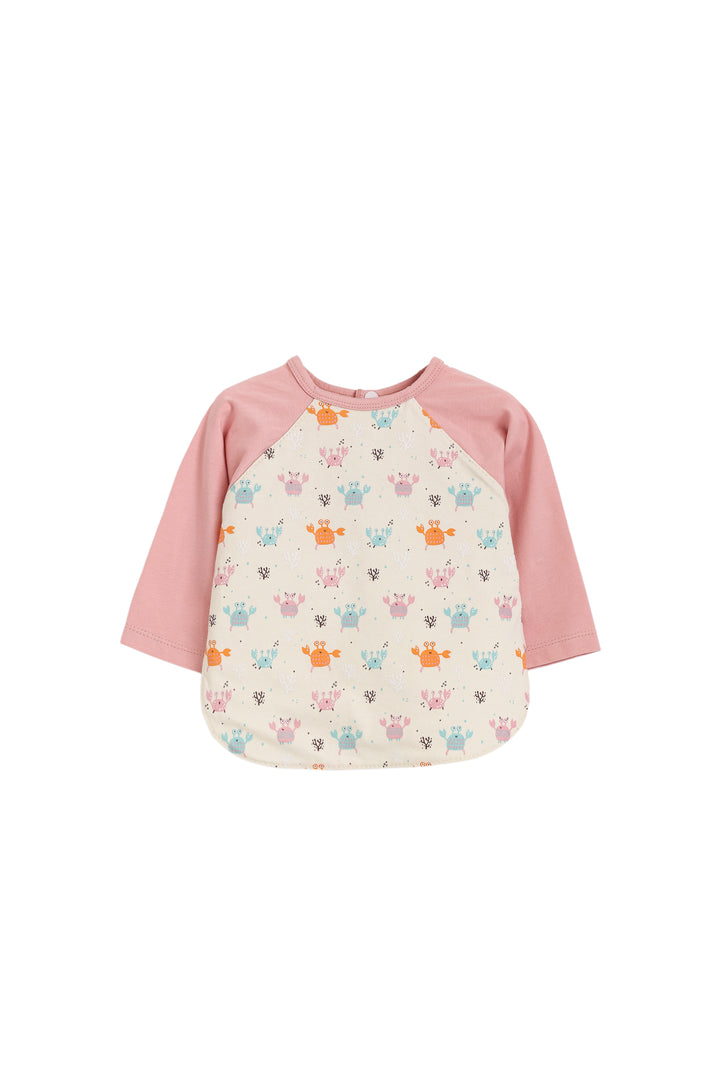 Baby Girls Shirt Bib