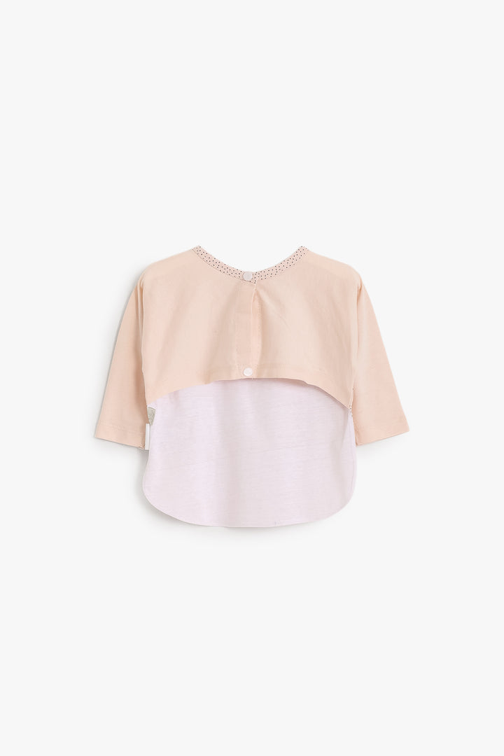 Baby Girls Shirt Bib