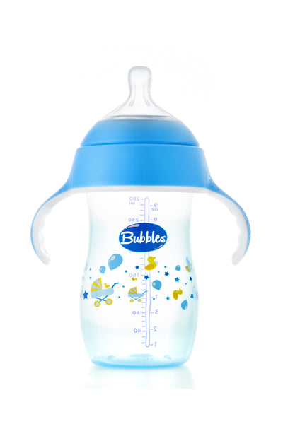 Natural feeding bottle 280ml with hand