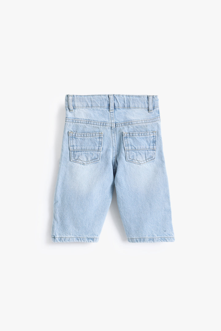 Baby Boys Light Blue Balloon Pant
