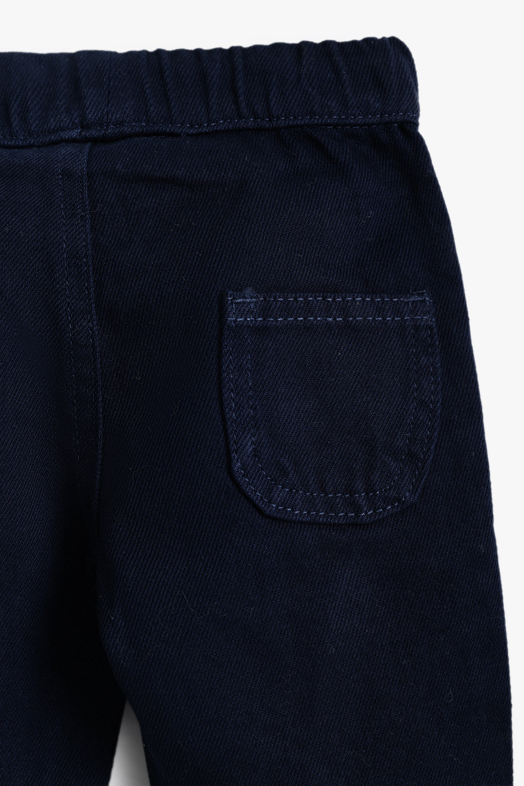 Baby Boys Navy Gabardine Balloon Pant