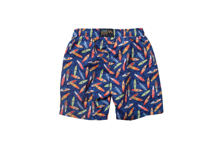 Printed Long Swim Short