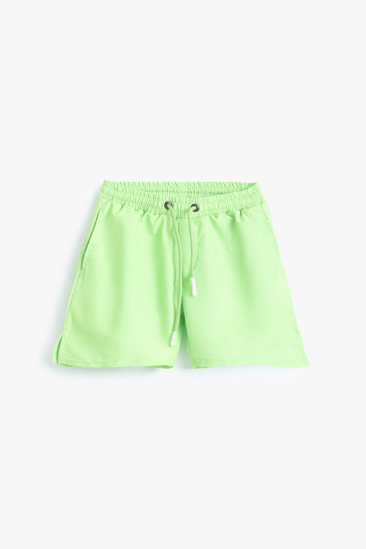 Baby Boys Neon Green Shorts