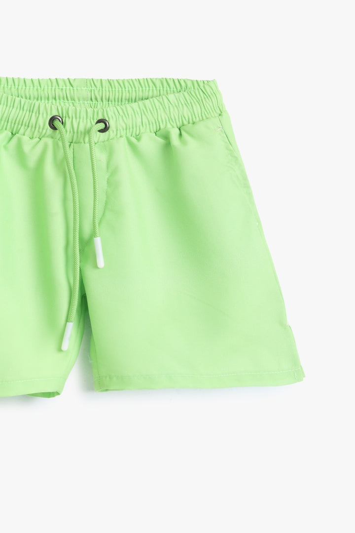 Baby Boys Neon Green Shorts