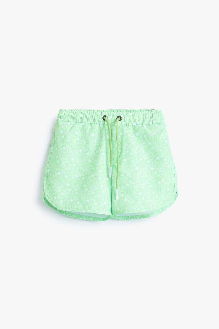 Baby Boys Mint Botanical Shorts