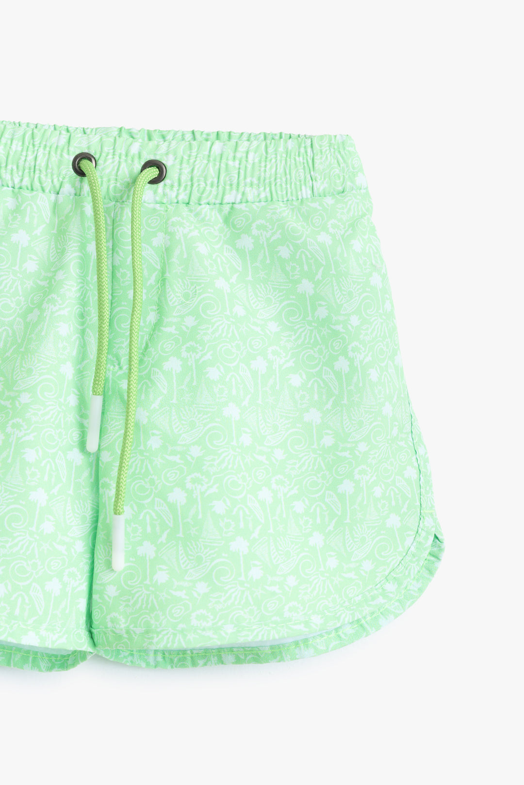 Baby Boys Mint Botanical Shorts