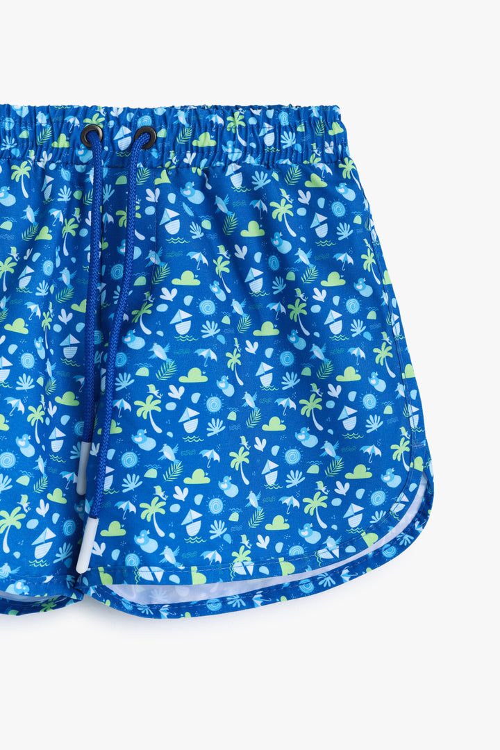 Baby Boys Blue Marine Shorts