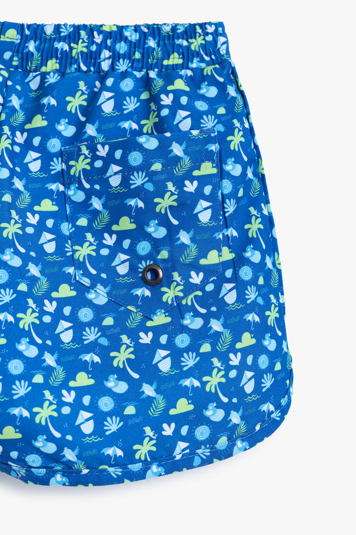 Baby Boys Blue Marine Shorts