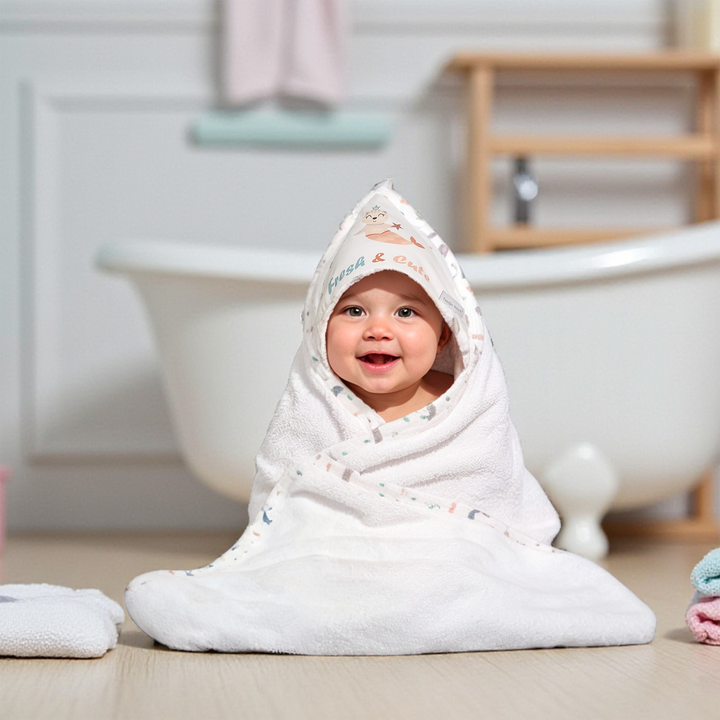 Baby Bib Cute Hero Doggy