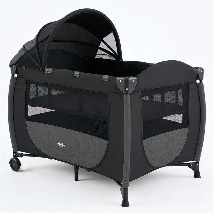 Allure Grey Baby Bed