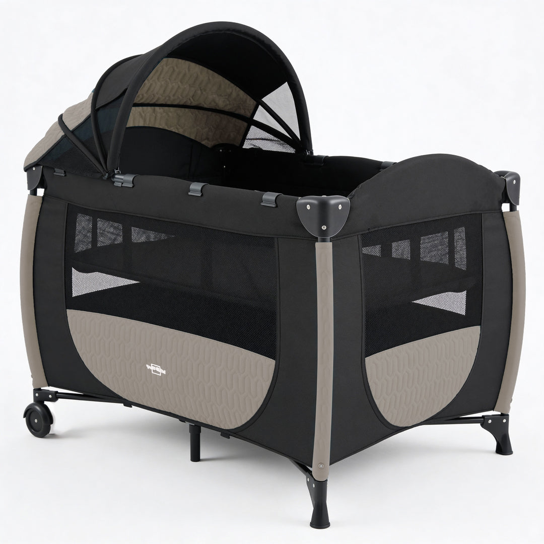Allure Beige Baby Bed