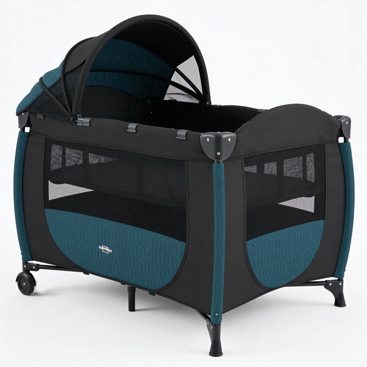 Allure Navy Baby Bed