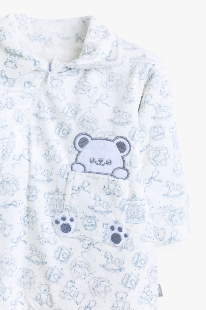 Baby Boys Teddy Romper