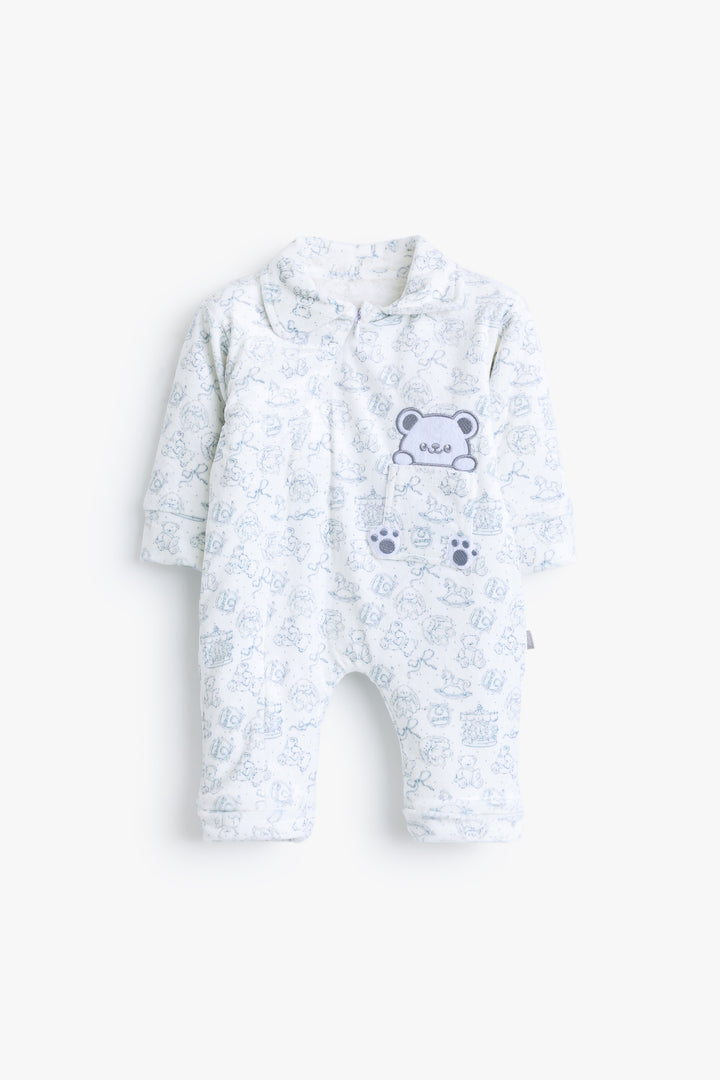Baby Boys Teddy Romper