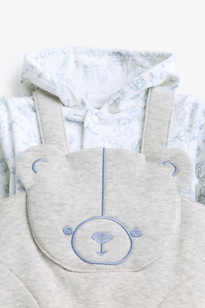 Baby Boys Teddy Romper Set