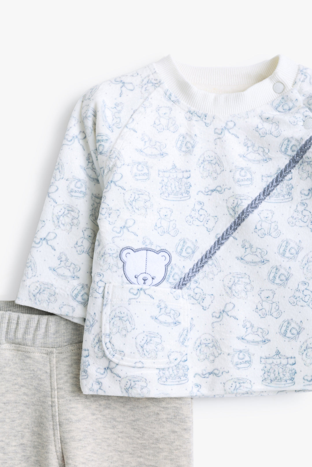 Baby Boys Teddy Pyjama Set