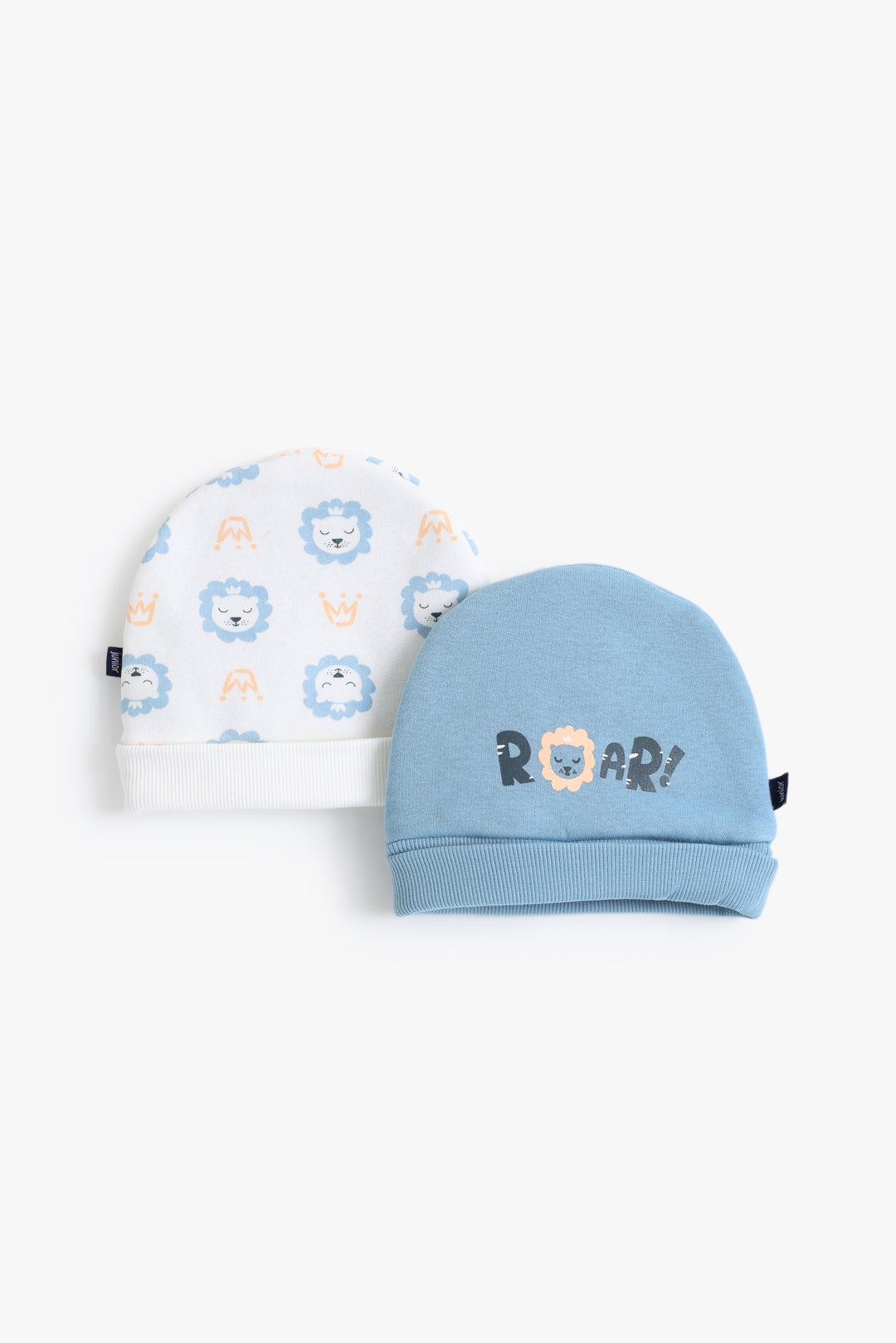 Baby Boys Baby Lion Cap Pack Of 2