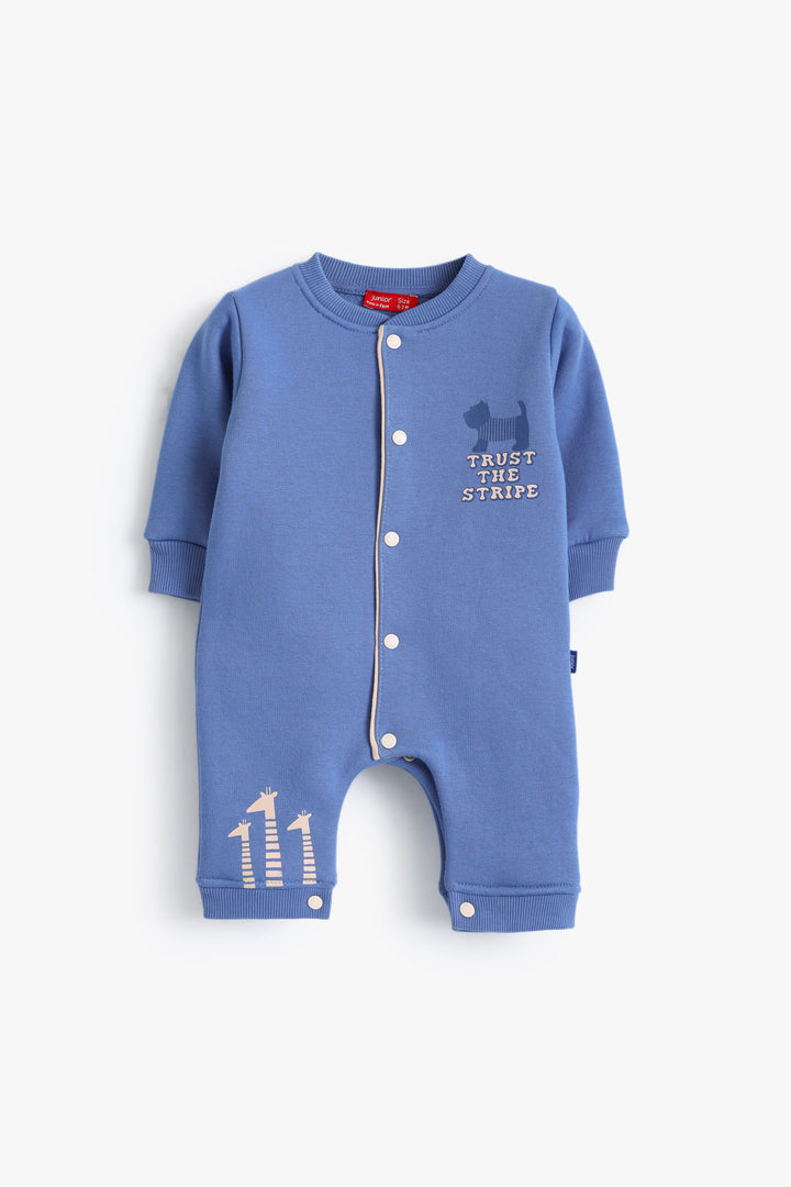 Baby Boys Striped Animals Romper