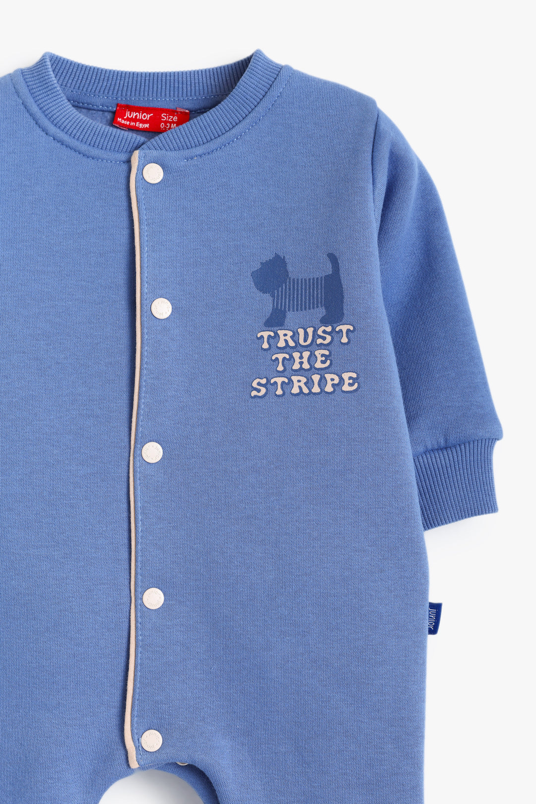 Baby Boys Striped Animals Romper