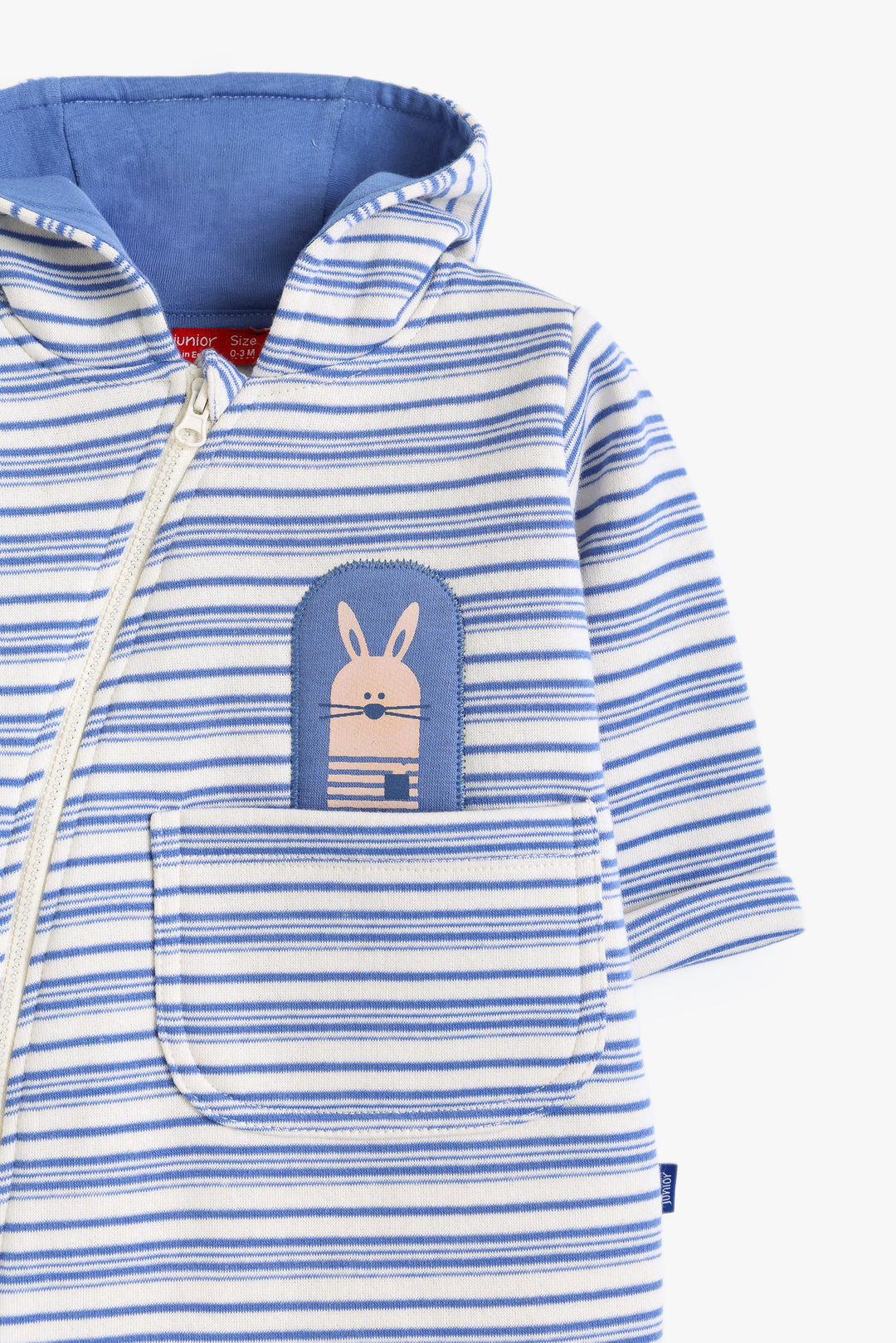 Baby Boys Striped Animals Romper