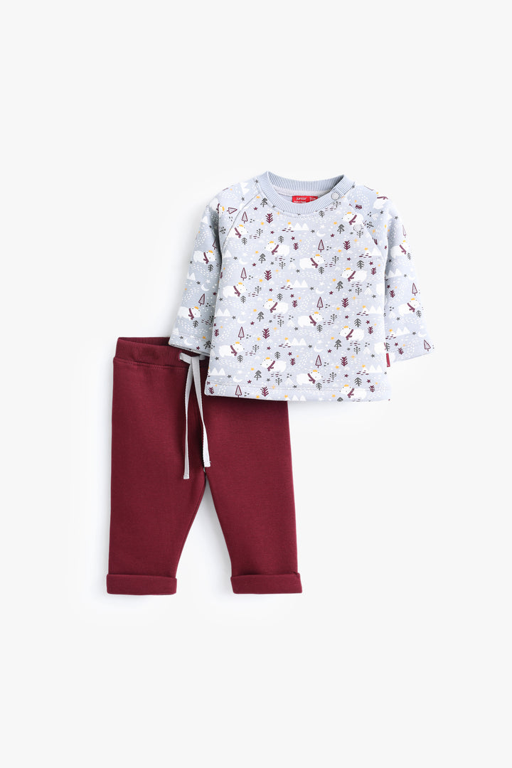 Baby Boys Hello Bear Pyjama Set