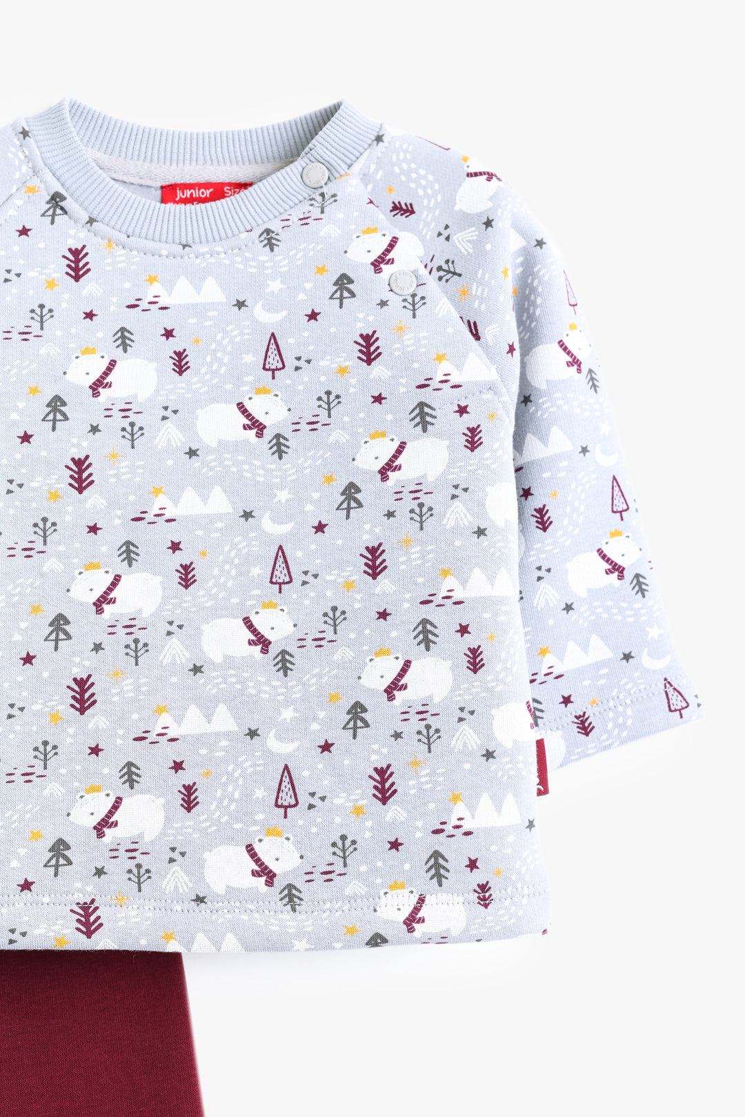 Baby Boys Hello Bear Pyjama Set