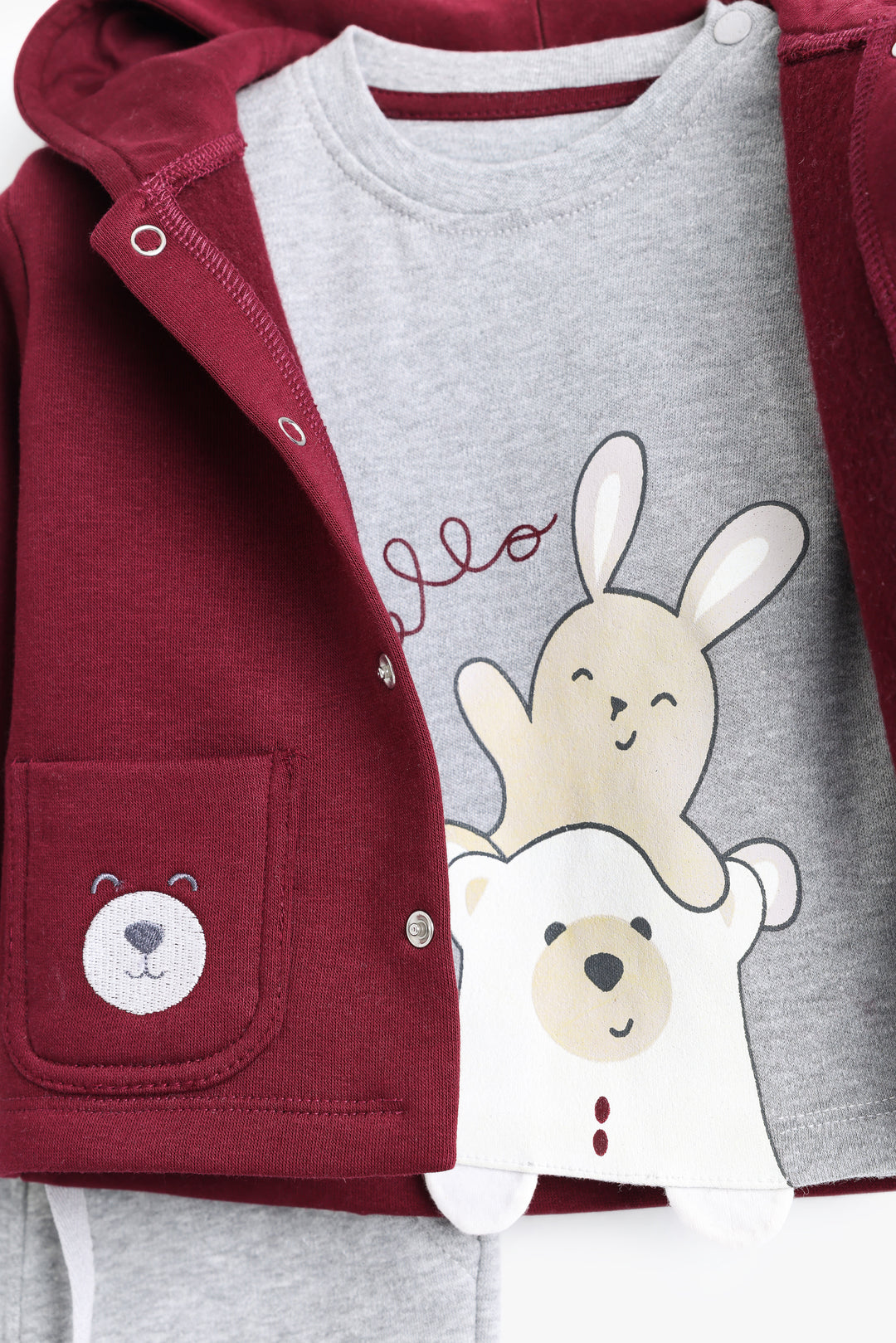 Baby Boys Hello Pyjama Set