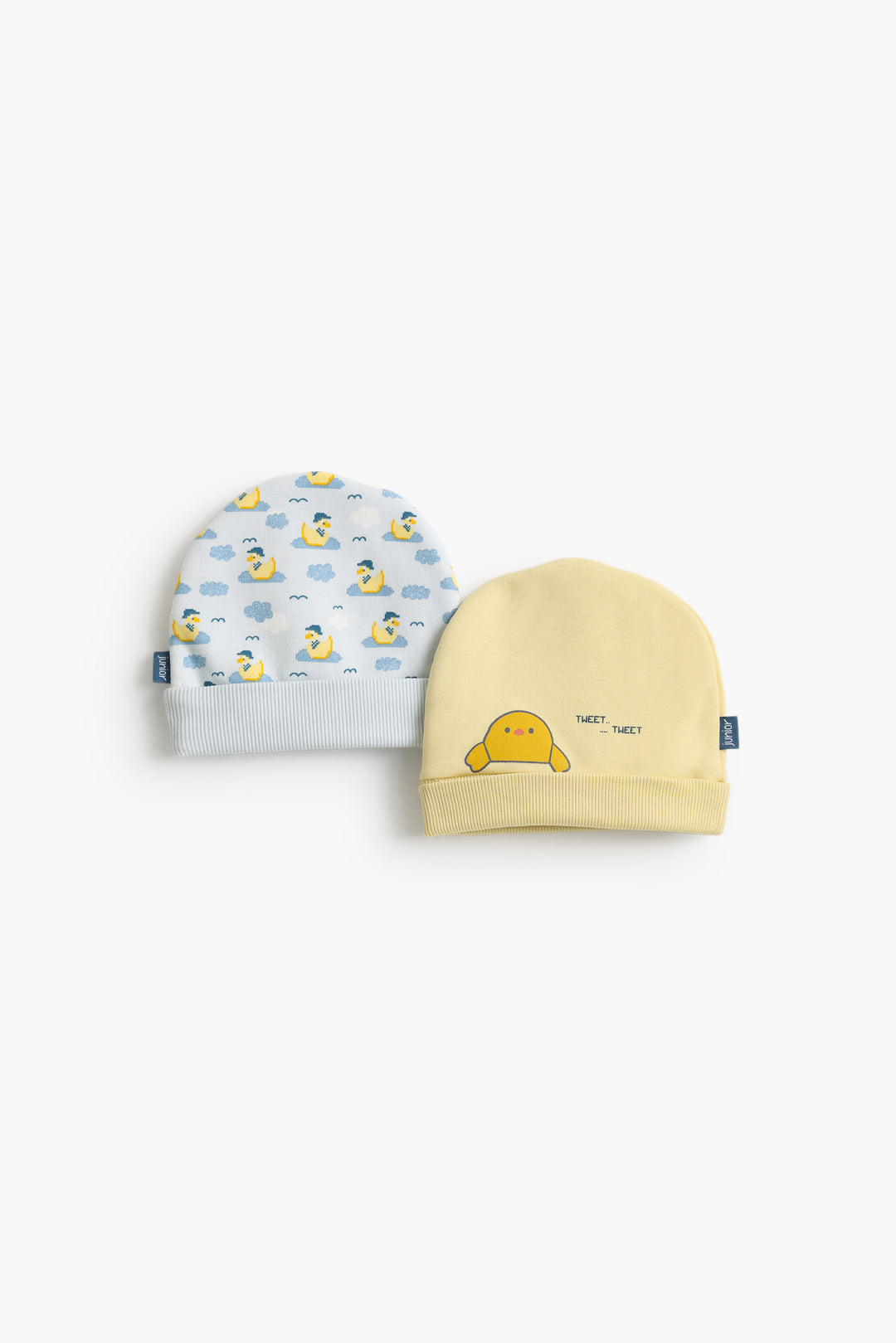 Baby Boys Tweet Tweet Cap Pack Of 2