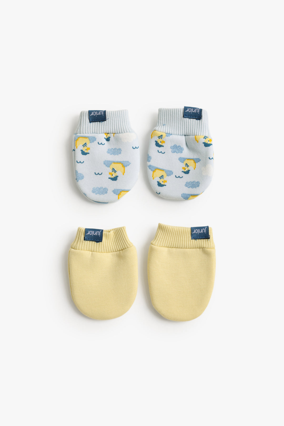 Baby Boys Tweet Tweet Mittens Pack Of 2