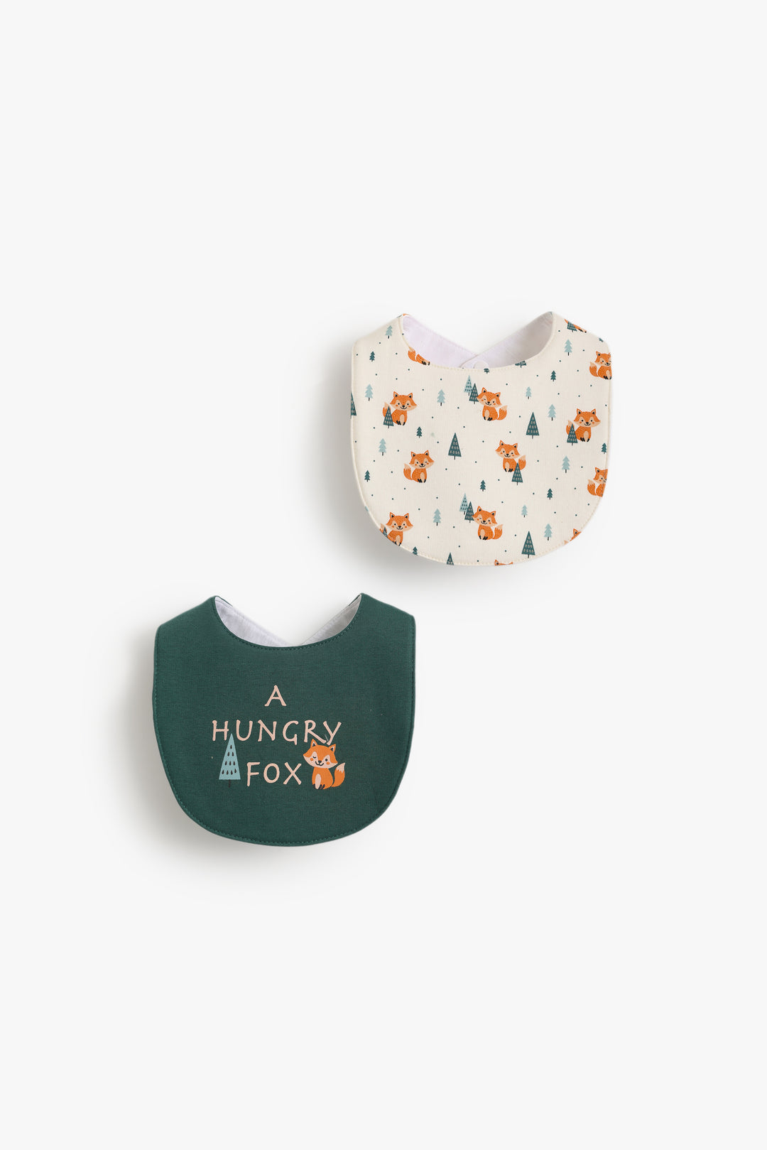 Baby Boys Foxie Adventures Bib Pack Of 2