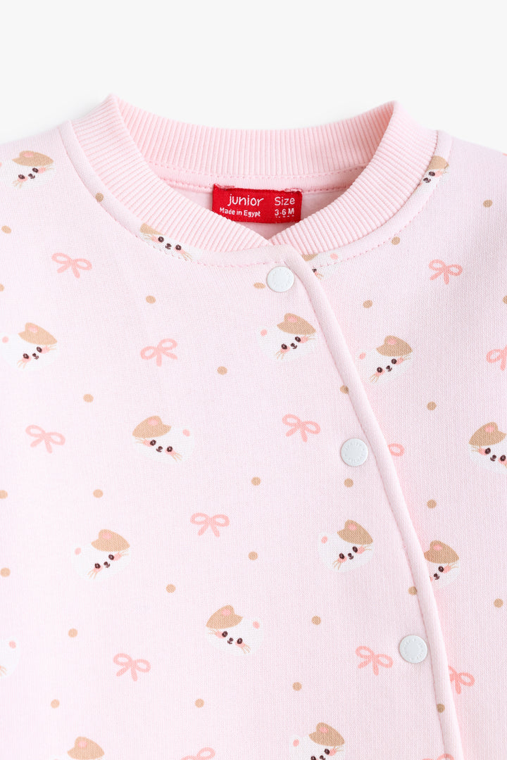 Baby Girls Little Cat Romper