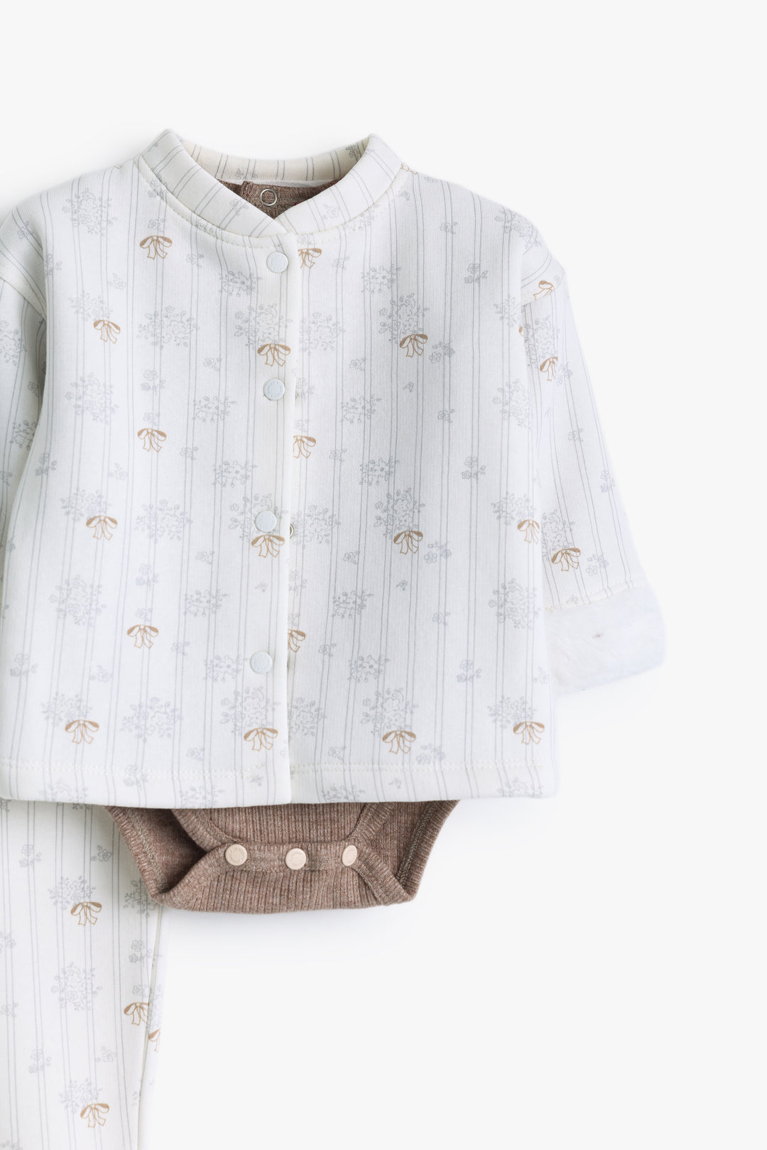 Baby Girls Vintage Flower Pyjama Set