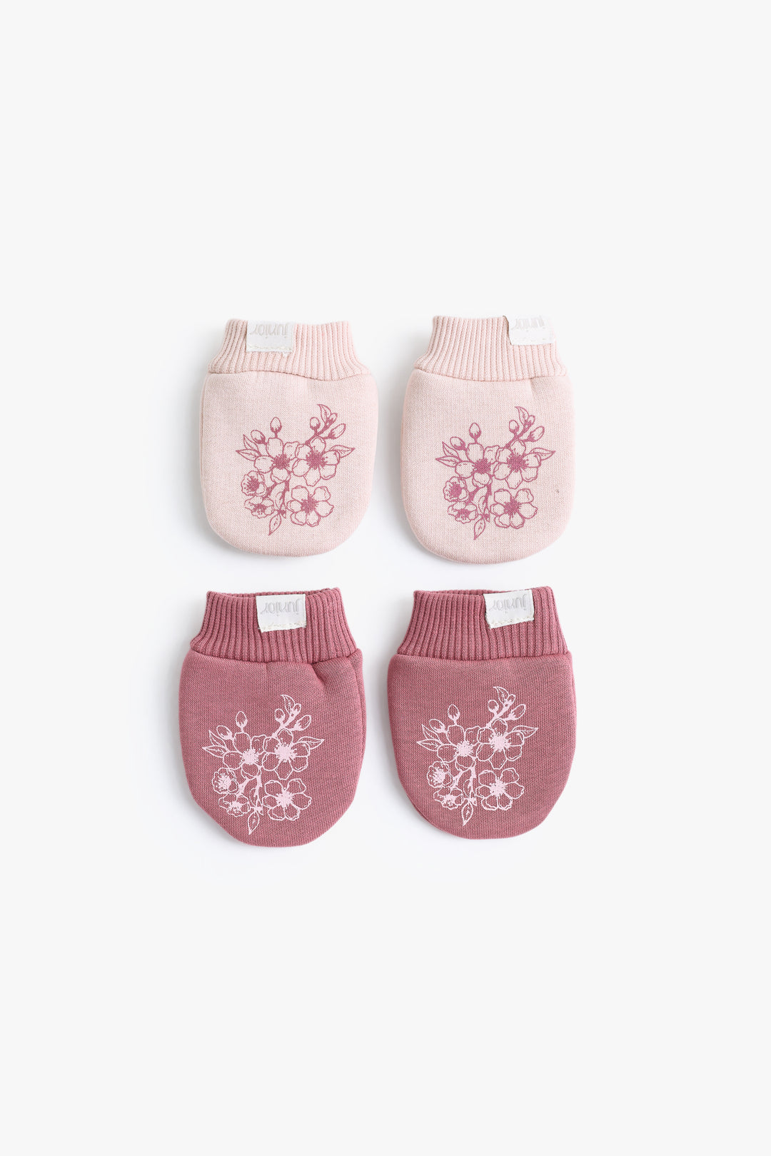 Baby Girls Blossom Mittens Pack Of 2