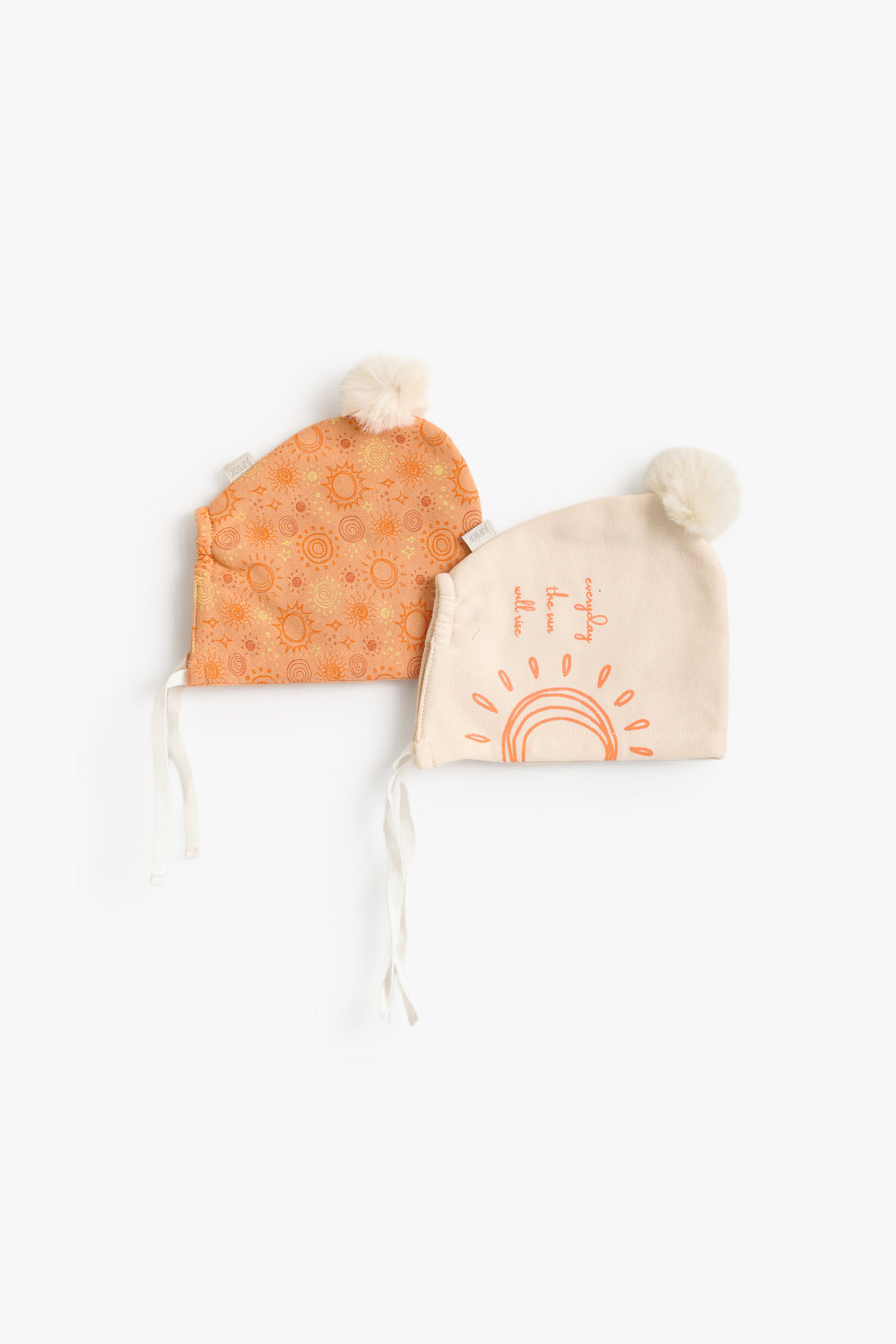 Baby Girls Sun Rise Cap Pack Of 2