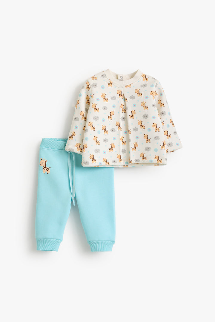 Baby Girls Little Giraffe Pyjama Set