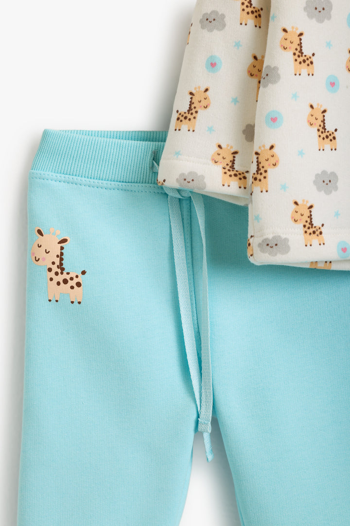 Baby Girls Little Giraffe Pyjama Set